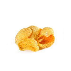 Chips hummus με ντομάτα & βασιλικό
