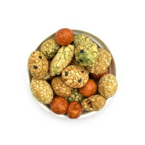Japanese style rice crackers