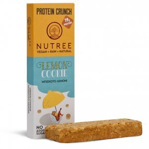 Μπάρα 31% protein Nutree μπισκότο λεμόνι χωρίς ζάχαρη 60γρ. (χωρίς γλουτένη)