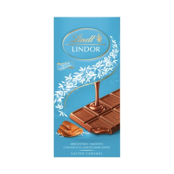 Σοκολάτα Lindt Lindor salted caramel 100γρ.